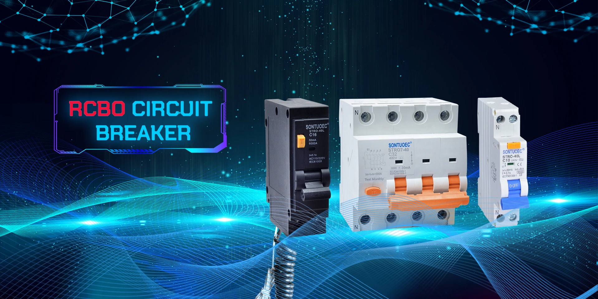 China Rescht Circuit Breaker mat iwwerdriwwener Schutz