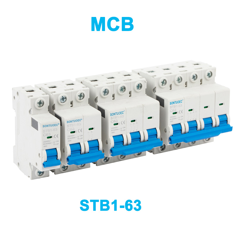 Kompetitiv C65 Struktur stb1-63 Serie Miniatur Circucucuker MCB