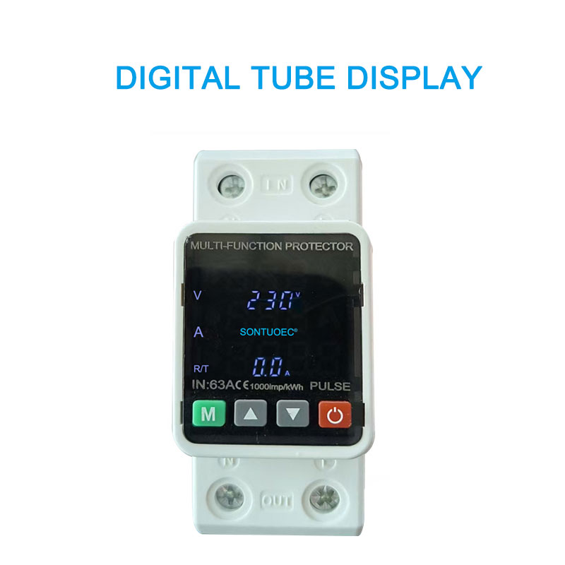 Digital Tube Display Overvoltage an Undervoltage Voltzuch Protector
