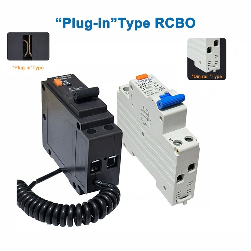 Plug am Typ RCBO 1P + n